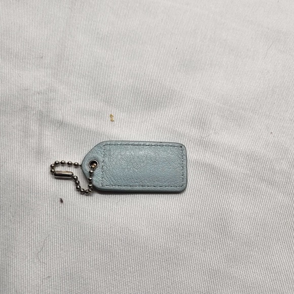 Coach hangtag White and Light Blue From A Bumble Bee Bag - Picture 2 of 2